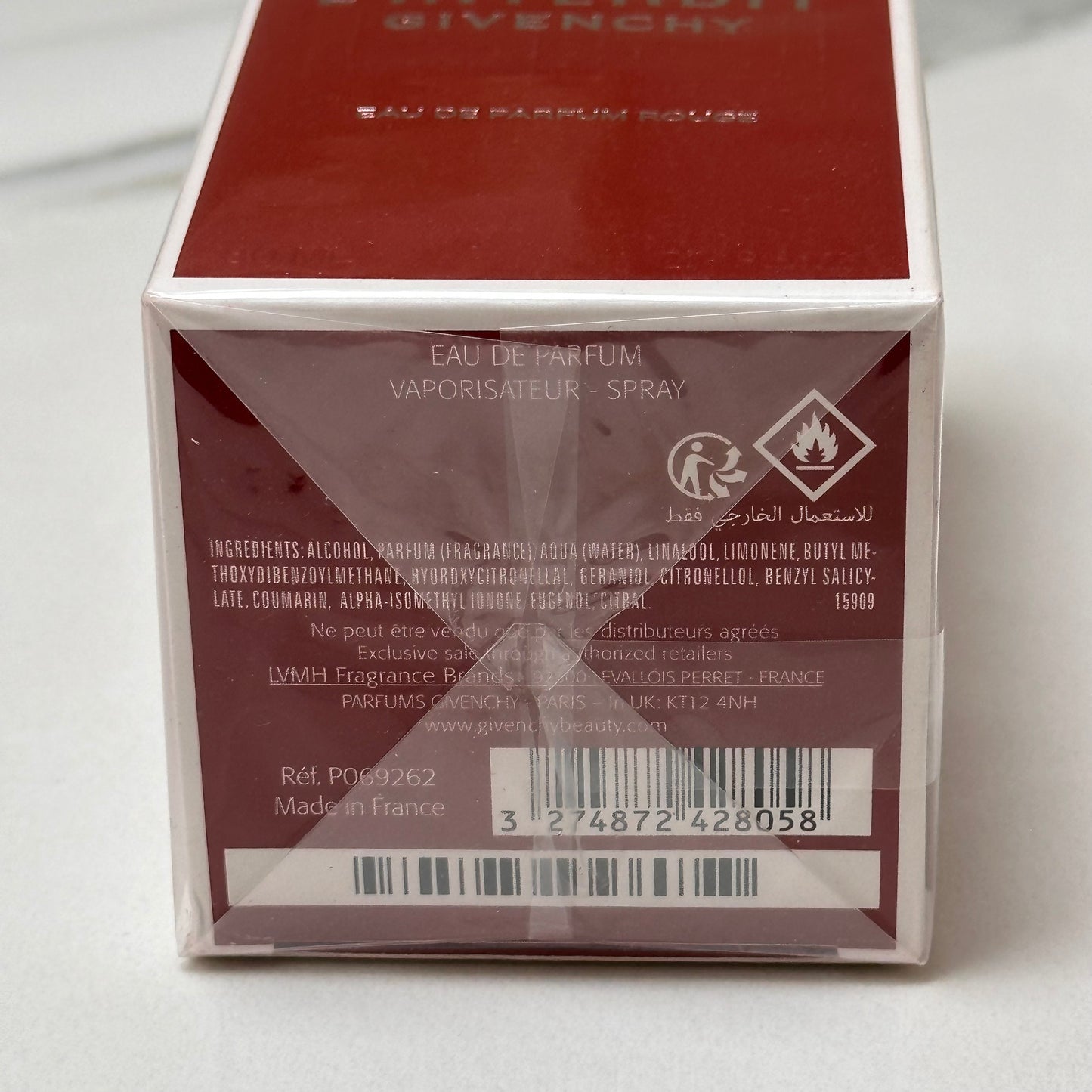 GIVENCHY L'INTERDIT EDP ROUGE 80ML