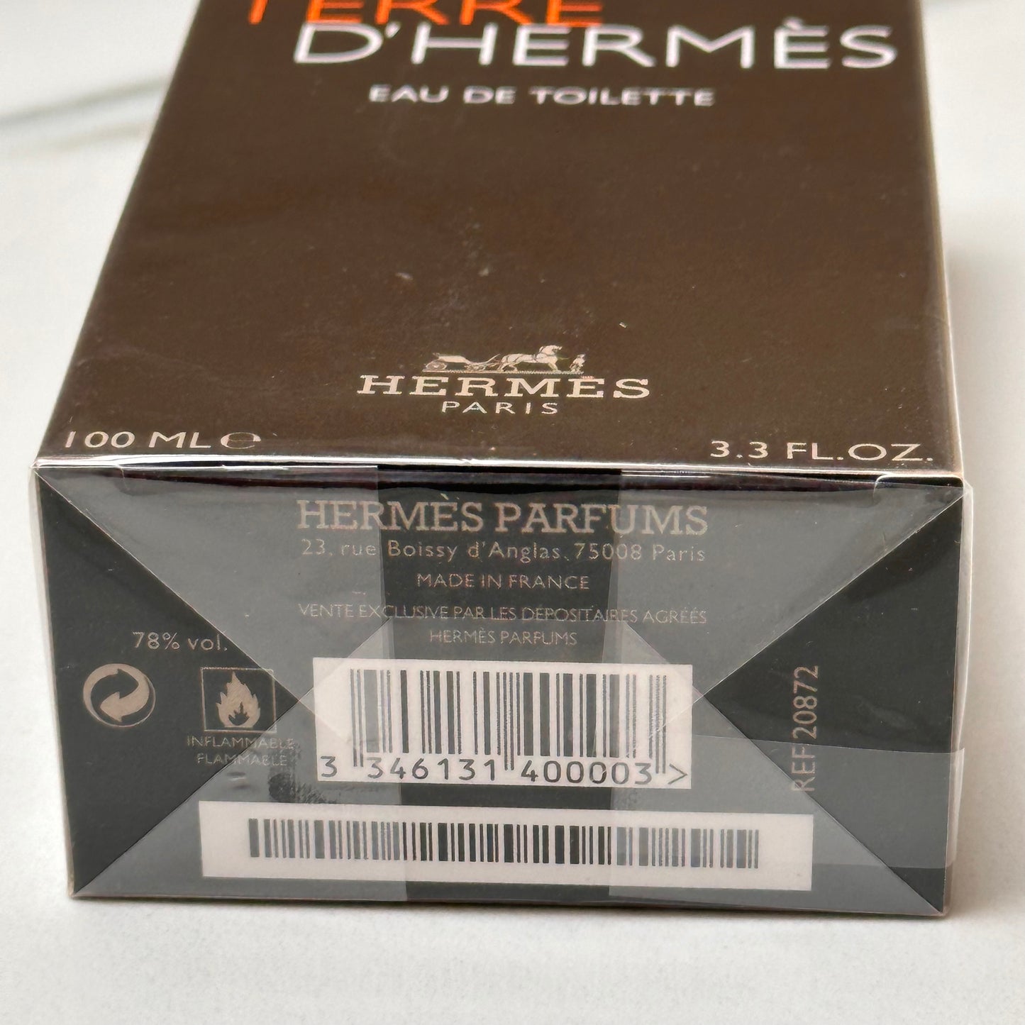 HERMES - TERRE D'HERMES EDT 100ML