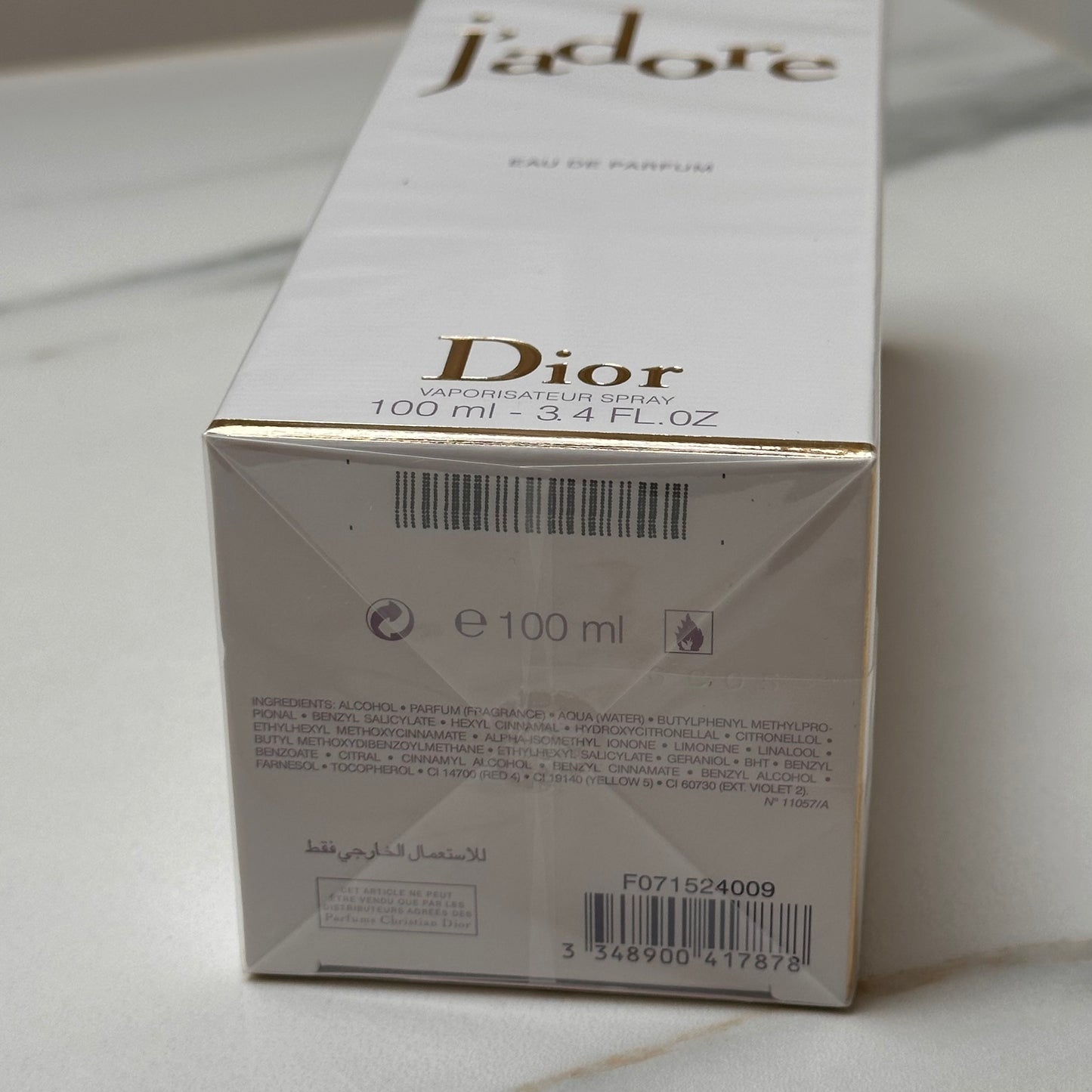 DIOR - J'ADORE EDP 100ML